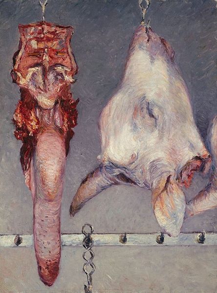 Gustave Caillebotte Calf's Head and Ox Tongue